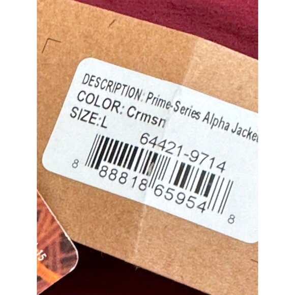 NWT Specialized Women's Large Prime Series Alpha Jacket Polartec Crimson - Picture 5 of 13